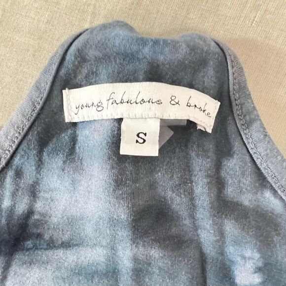 YFB Navy Tie Dye Casual Slim Fit Jumpsuit With Pockets size small - Picture 10 of 13